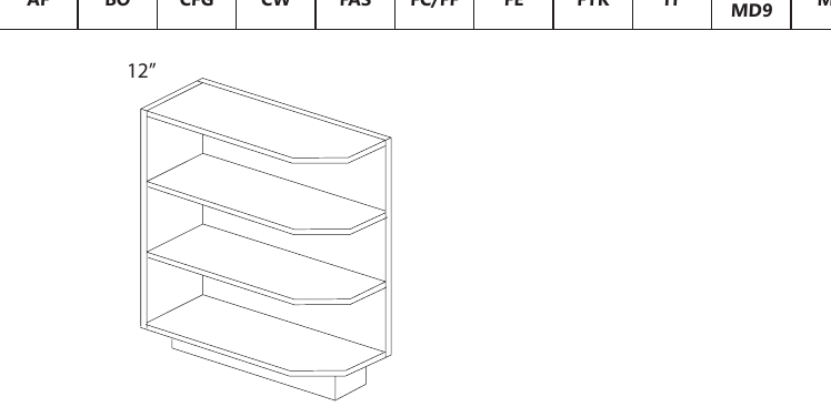 Deep Drawer Base custom kitchen cabinet, 24″–48″ wide
