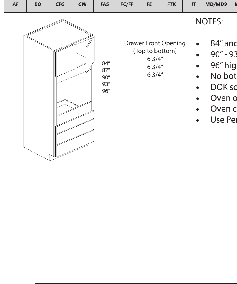 Oven Cabinet custom kitchen cabinet